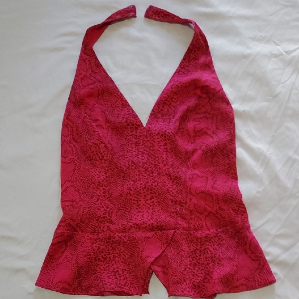 Guess Fuchsia Textured Top